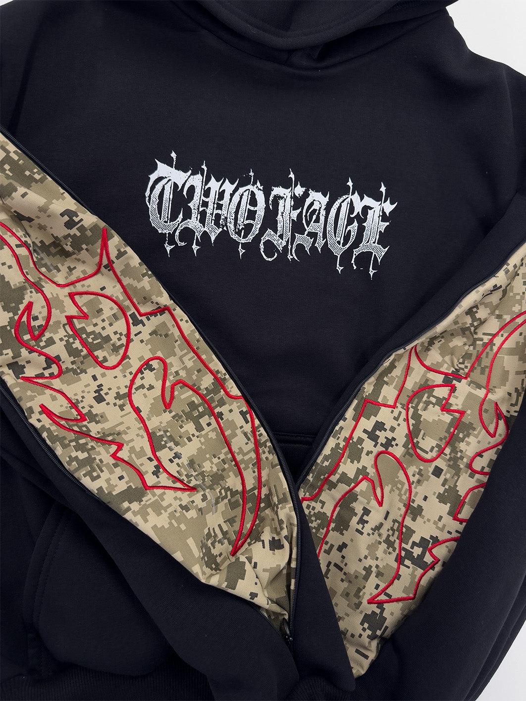 TWO FACE HOODIE - BIZARRO