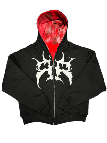 REVERSIBLE ZIP HOODIE 001