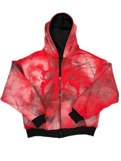 REVERSIBLE ZIP HOODIE 001