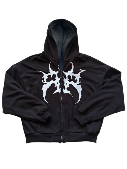 REVERSIBLE ZIP HOODIE 002