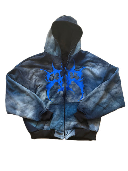 REVERSIBLE ZIP HOODIE 002