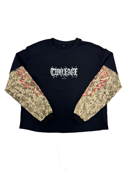 TWO FACE LONG-SLEEVE SHIRT